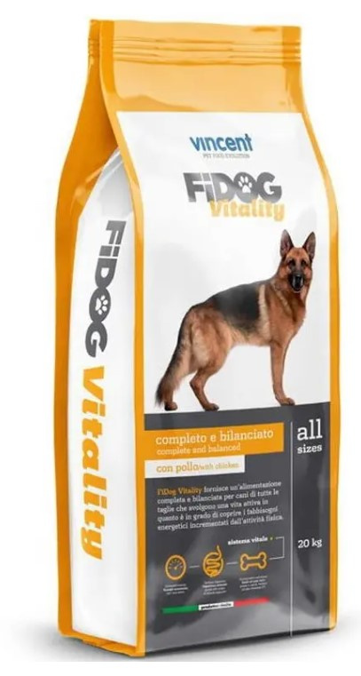 Каталог Сухой корм для собак Vincent FiDOG Vitality Adult All Breed (курица, говядина) для собак