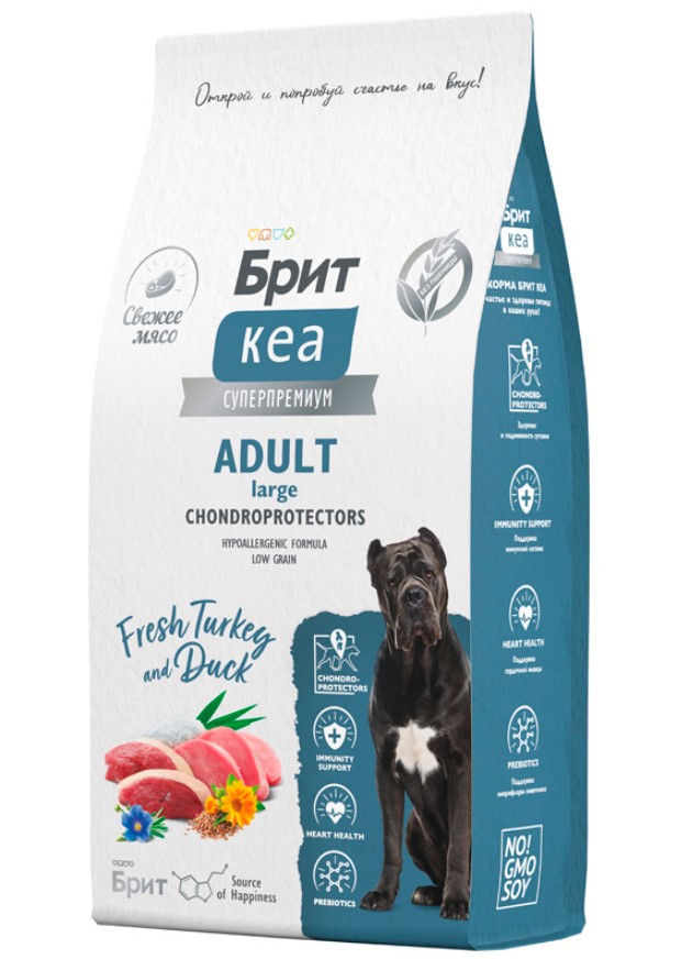 Каталог Сухой корм для собак Brit Care Dog Adult Large Chondroprotectors (индейка, утка) для собак