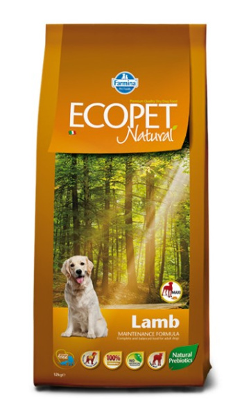 Сбалансированный корм Сухой корм для собак крупных пород Farmina Ecopet Natural Lamb Maxi 12 кг
