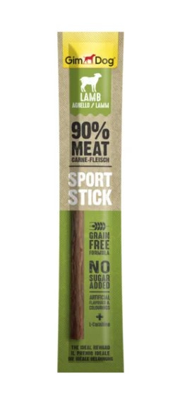 Лакомая палочки для собак с ягненком GIMDOG SPORT STICKS