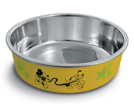 Миска металлическая на резинке Disney Mickey & Pluto