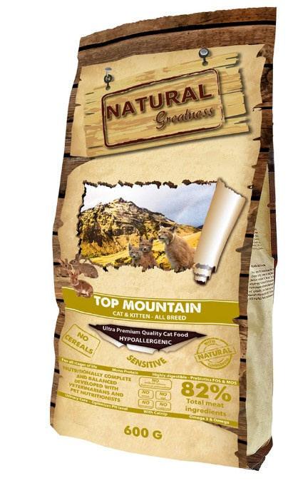 Сухой корм для кошек Natural Greatness Top Mountain Recipe Kitten & Cat (кролик)