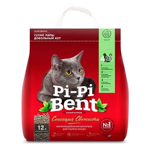 Наполнитель Pi-Pi-Bent Сенсация свежести для кота 