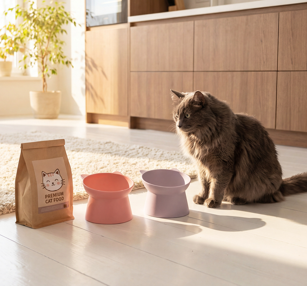Миска для кошек IDEA "КОТ"