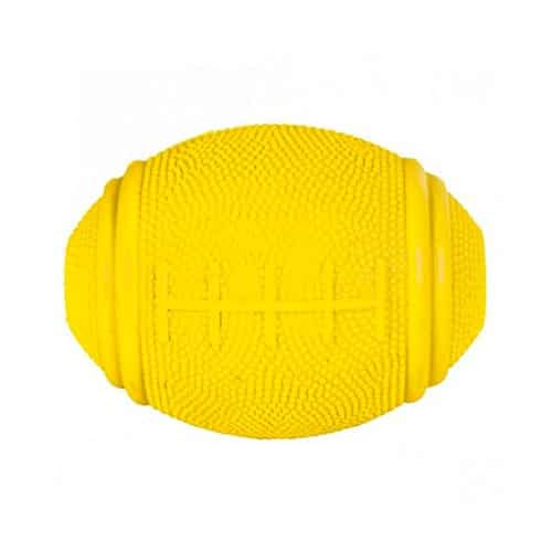 Игрушка для собак TRIXIE "Snack Rugby Ball" с отверстием для лакомств, 8 см