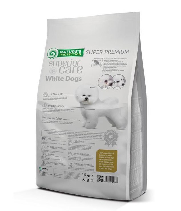 Сухой корм для собак Nature's Protection WHITE DOGS LAMB ADULT SMALL AND MINI BREEDS