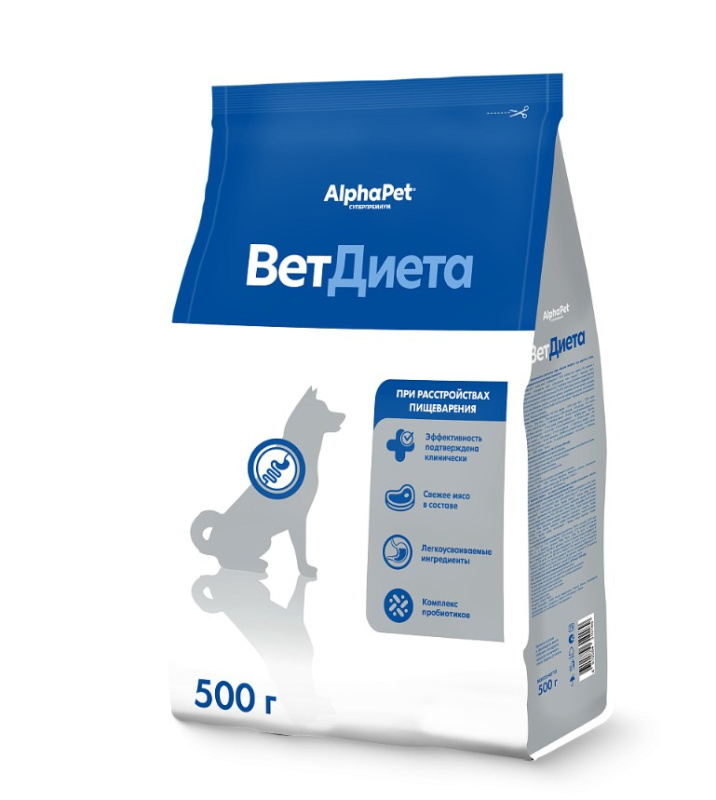 Сухой корм для собак AlphaPet Vet Diet Gastro Adult Dog