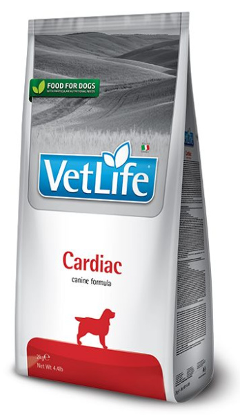 Диета для собак с болезнью сердца Сухой корм для собак Farmina Vet Life Dog Cardiac