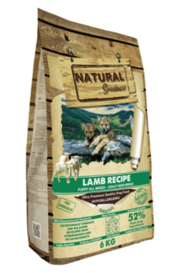 Сухой корм для собак Natural Greatness Lamb Recipe Sensitive Mini Adult (ягненок)