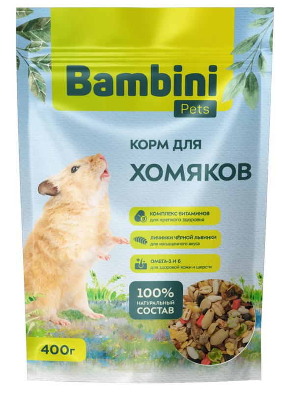 Корм для хомяков Bambini Pets