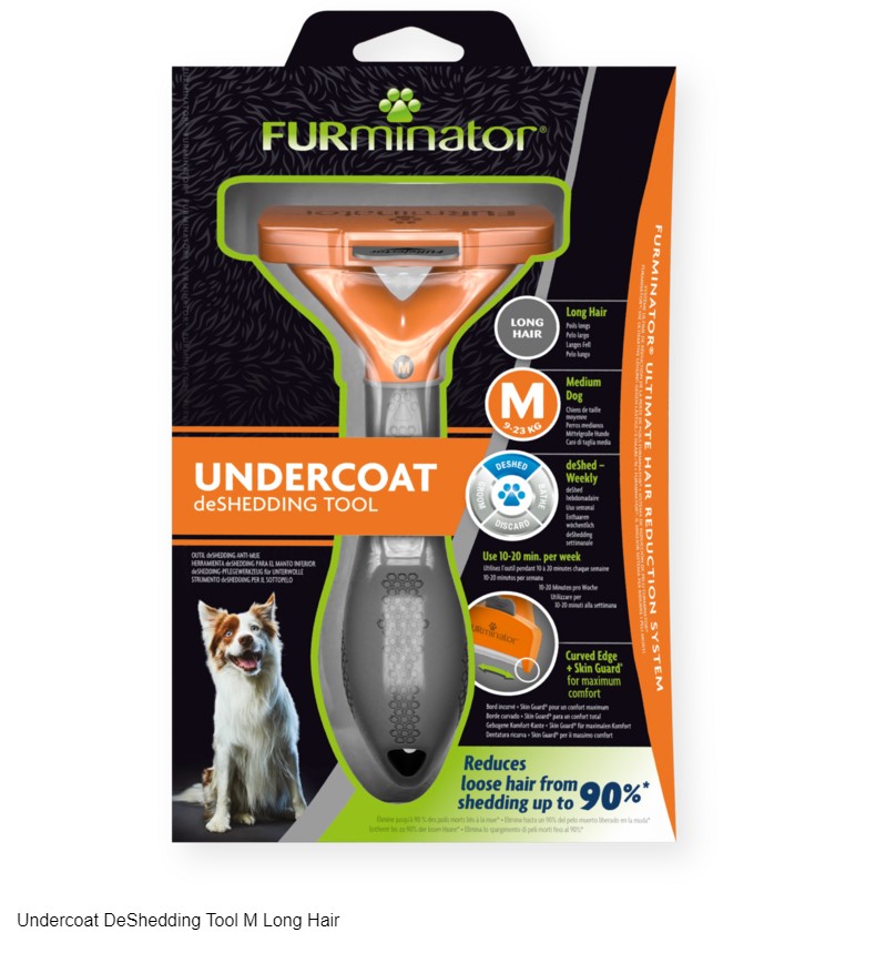 FURminator Undercoat Dog M Long Hair для средних собак
