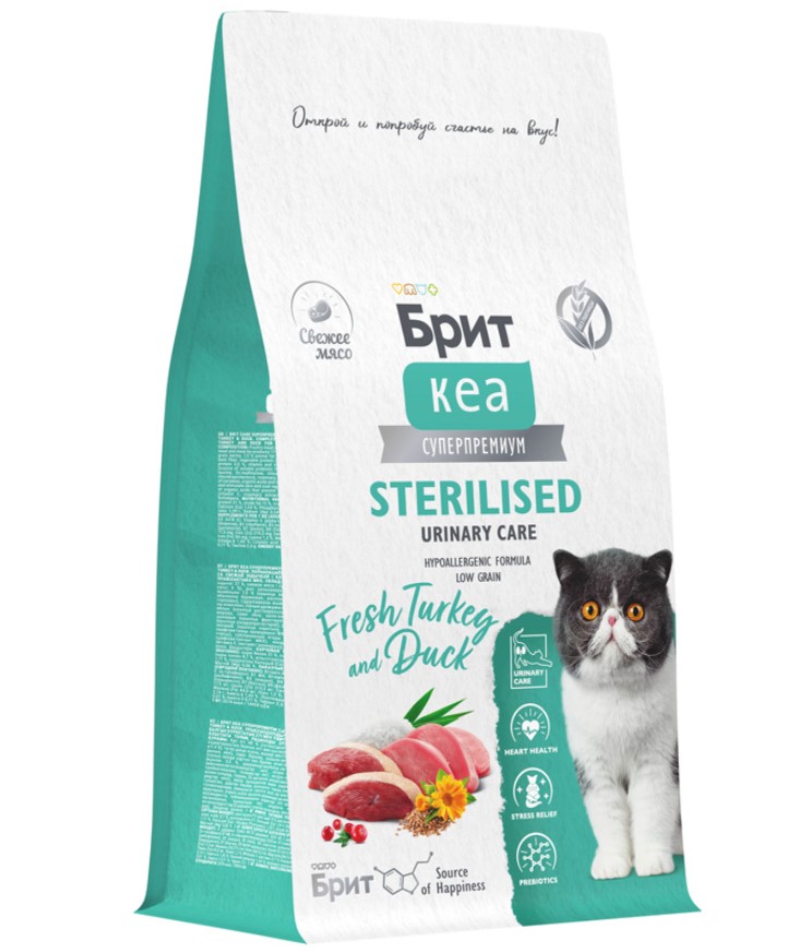 Сухой корм для кошек Брит Кеа Cat Sterilised Urinary Care