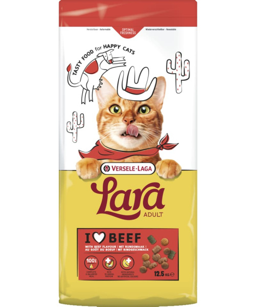 Сухой корм для кошек LARA (говядина)