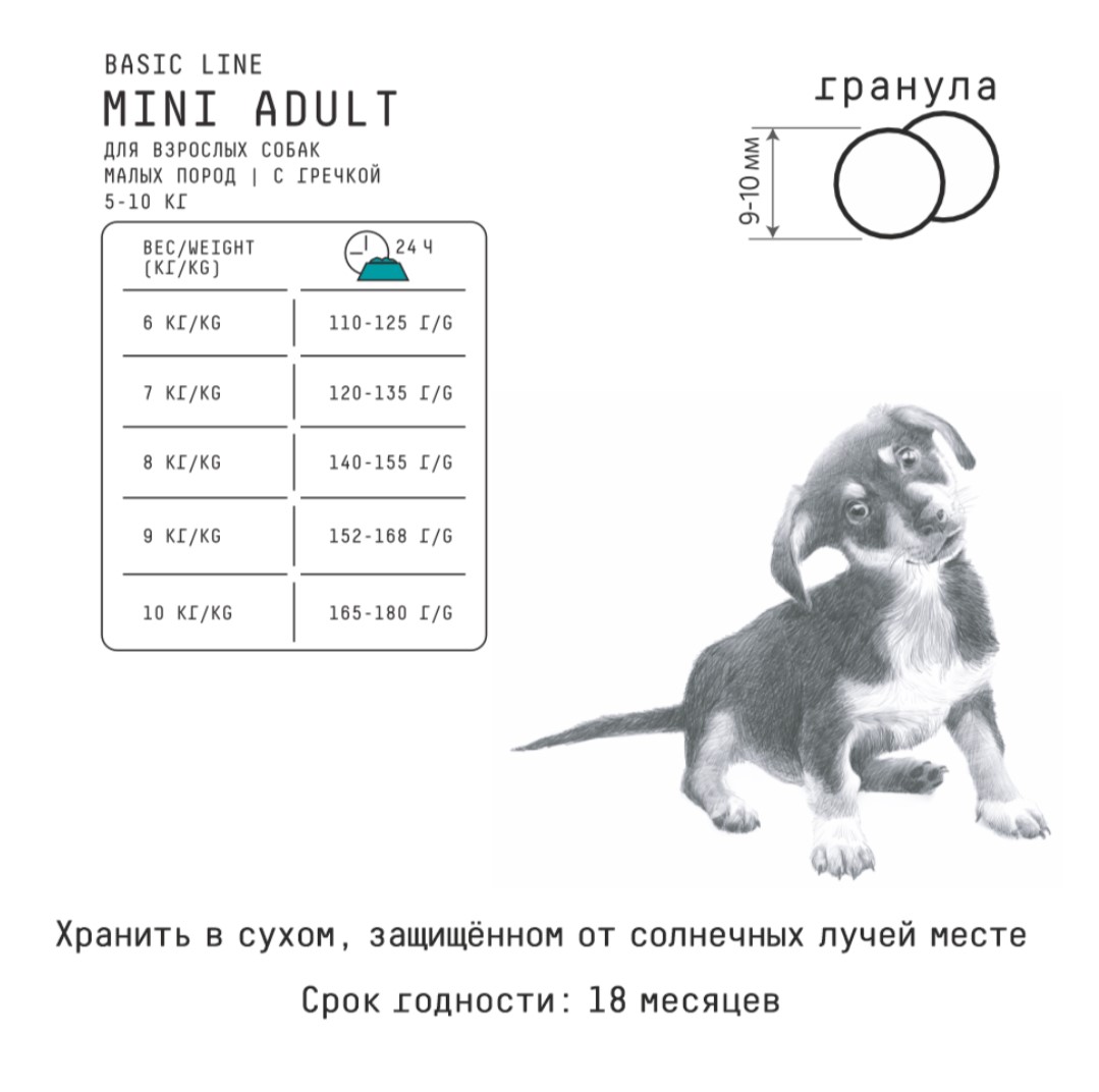 Каталог Сухой корм для собак мелких пород AJO Basic Line Mini Adult Dog для собак