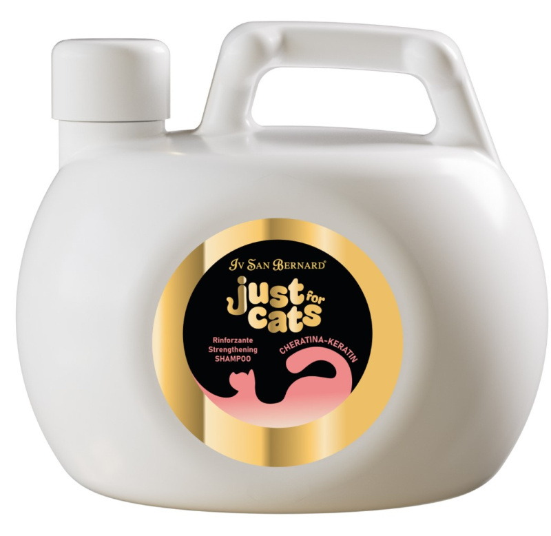 Восстанавливающий шампунь для любого типа шерсти для кошек ISB Just for cats Keratin для кошек