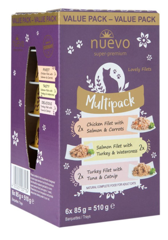 Kонсервы для кошек Nuevo Multipack Adult Cat (набор 3 вида)