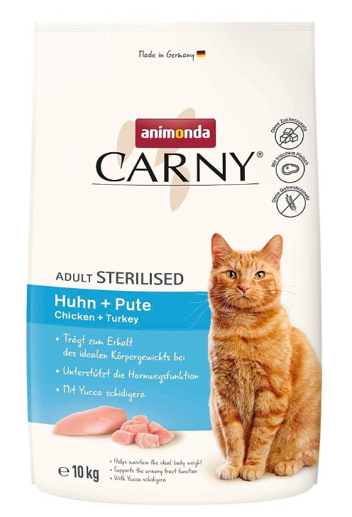 Сухой корм для кошек Animonda Carny Adult Sterilised (курица, индейка)