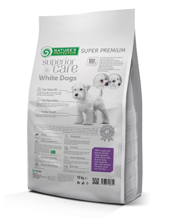 Каталог Сухой корм для щенков Nature's Protection WHITE DOGS JUNIOR ALL BREEDS SALMON для собак